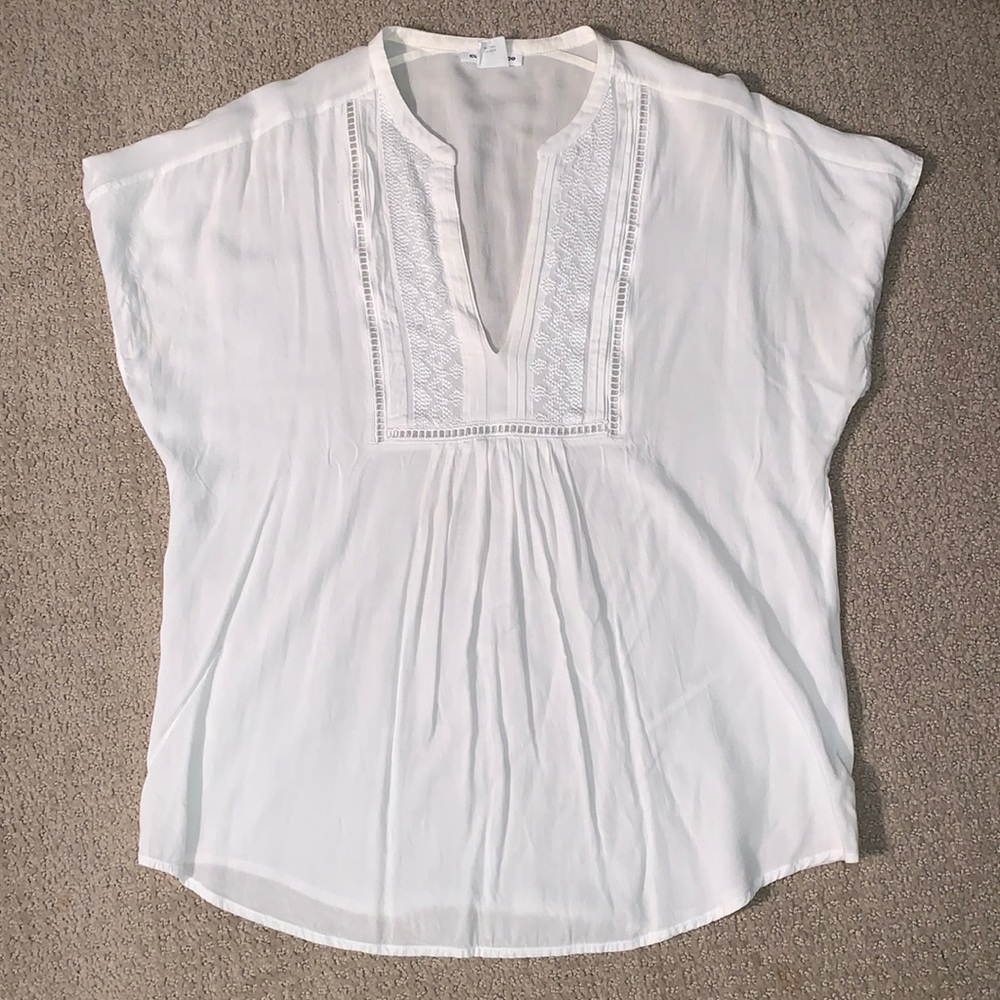 Club Monaco viscose shirt sleeve shirt size small